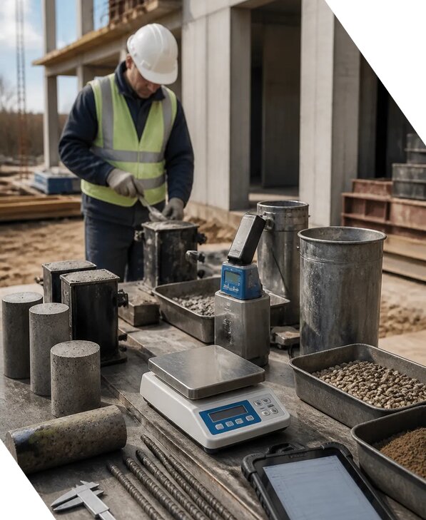 Лабораторное сопровождение строительства объектов в Лесне