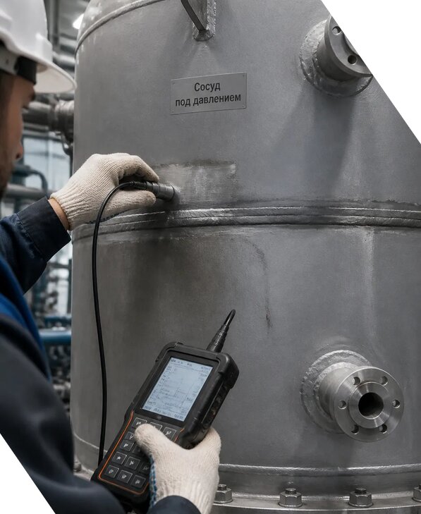 Услуги толщинометрии сосудов под давлением в Лесне